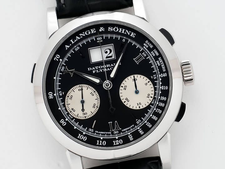 A. Lange & Söhne Datograph Ref. 403.035 Platinum Black Dial Used awx959cx