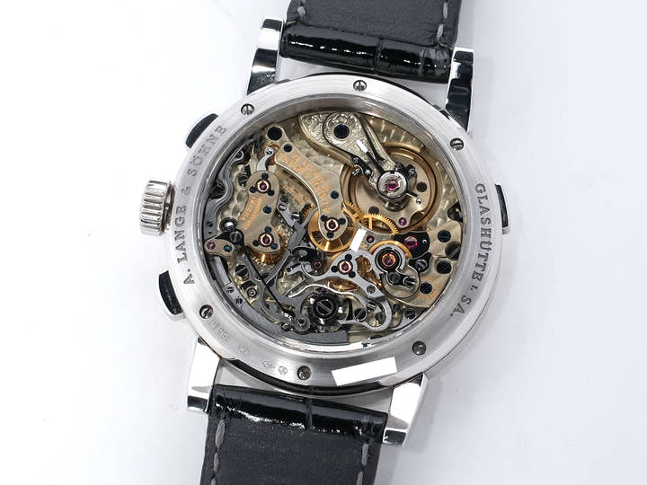 A. Lange & Söhne Datograph Ref. 403.035 Platinum Black Dial Used awx959cx