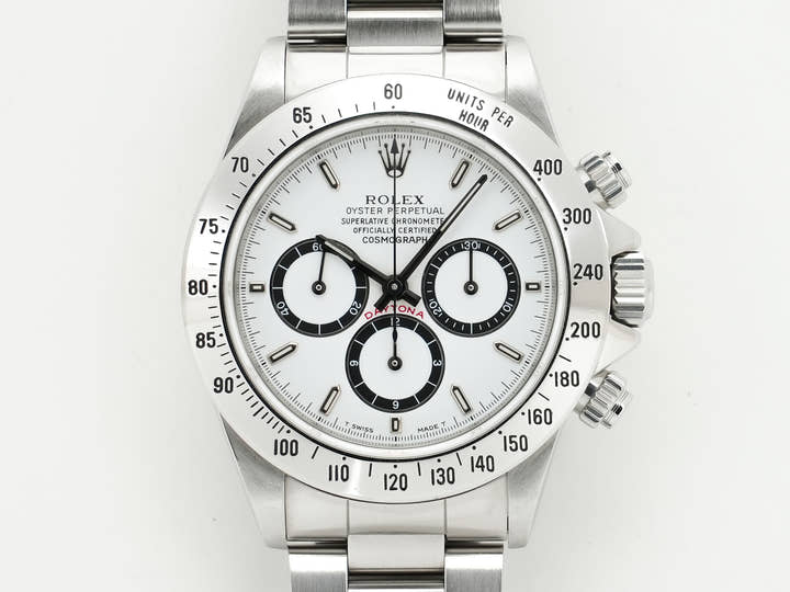 Rolex Daytona El Primero Ref. 16520 Stainless Steel White Dial Used hd3nkkhw