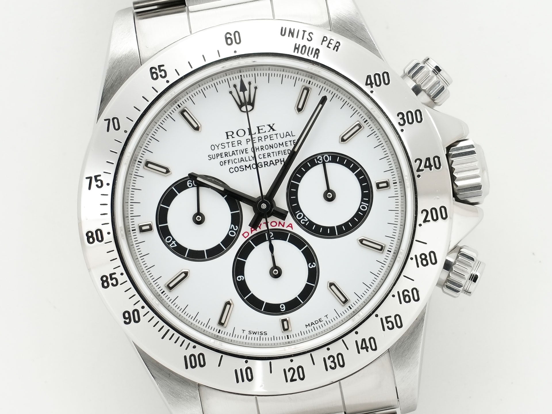 Rolex Daytona El Primero Ref. 16520 Stainless Steel White Dial Used hd3nkkhw