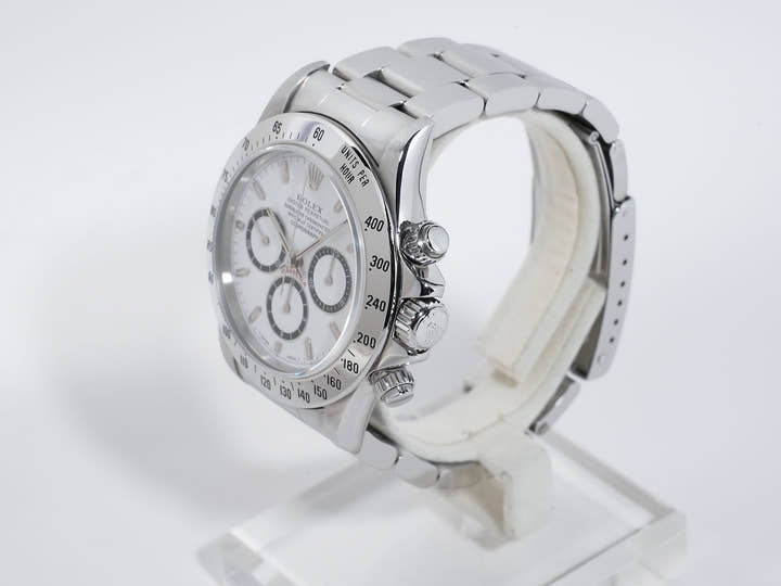 Rolex Daytona El Primero Ref. 16520 Stainless Steel White Dial Used hd3nkkhw