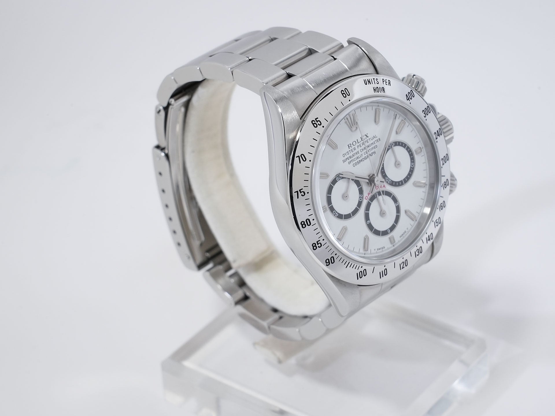 Rolex Daytona El Primero Ref. 16520 Stainless Steel White Dial Used hd3nkkhw