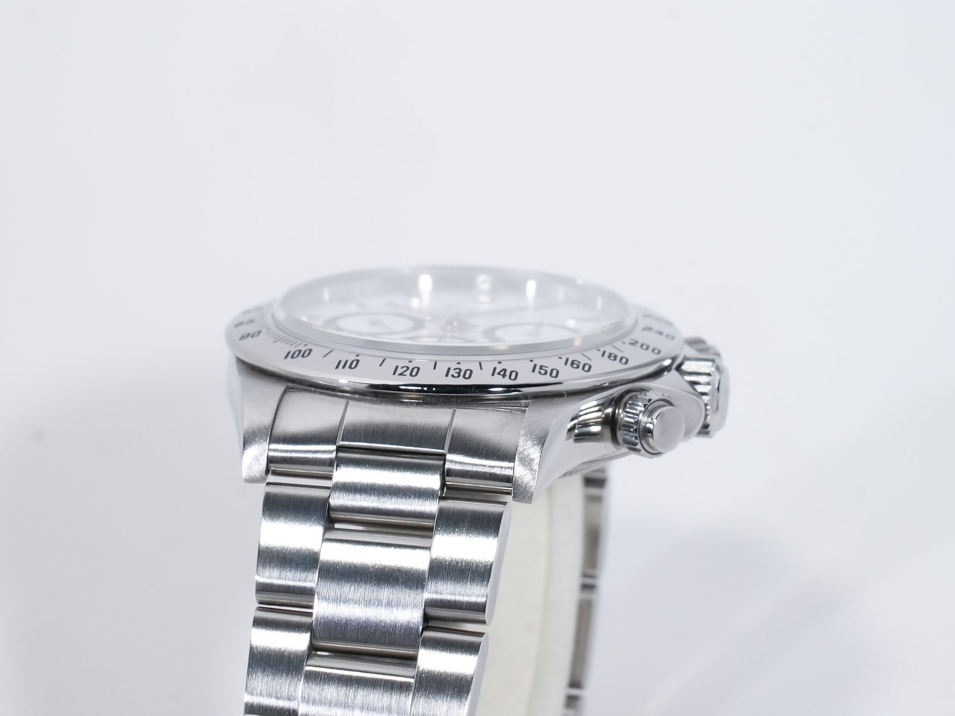 Rolex Daytona El Primero Ref. 16520 Stainless Steel White Dial Used hd3nkkhw