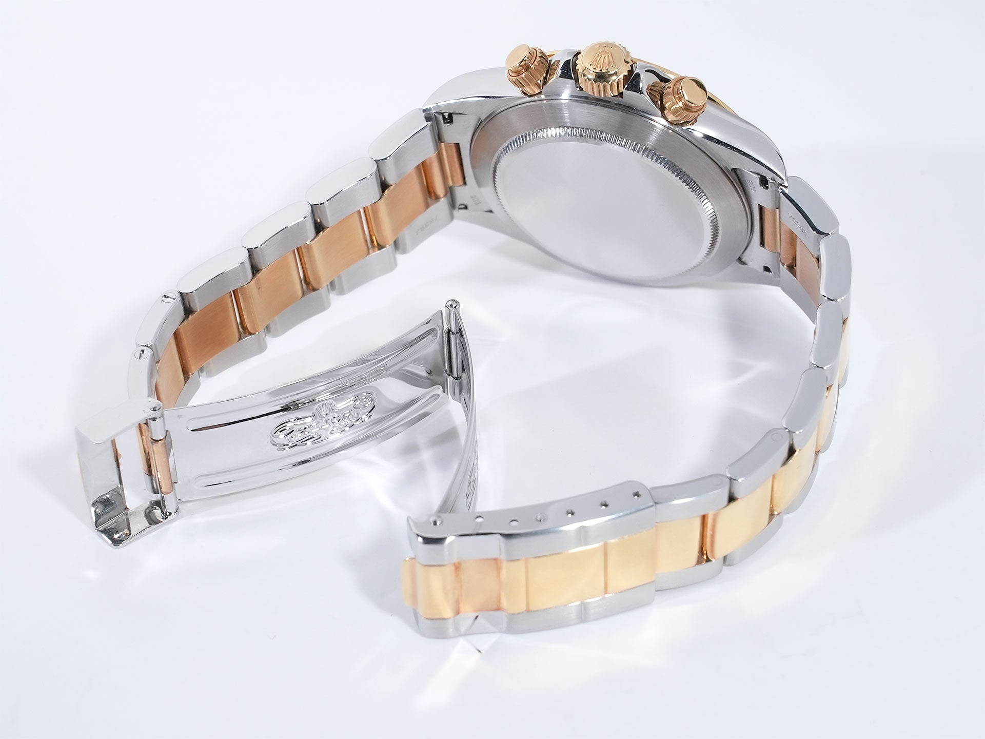 ROLEX Daytona El Primero Ref. 16523 Stainless Steel/Yellow Gold White Dial Used o2u9jraq