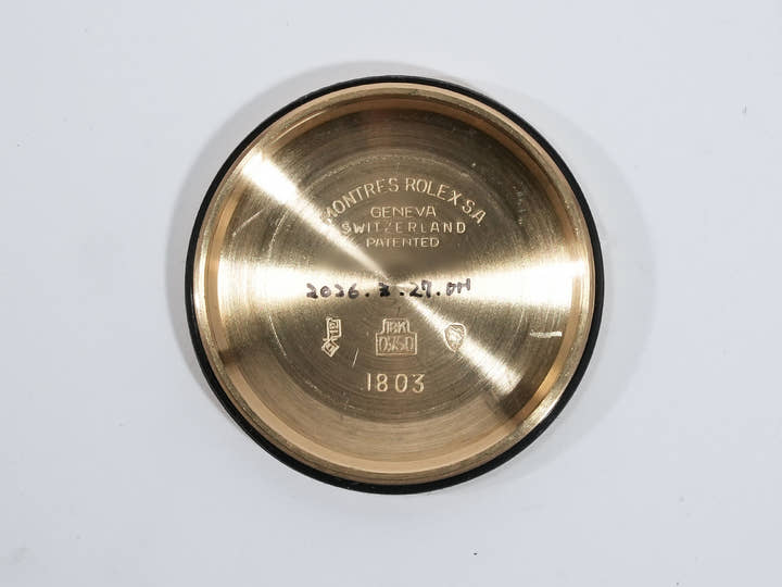 Rolex Day-Date Ref.1803/8 Yellow Gold Blue Dial Pre-owned afarufku