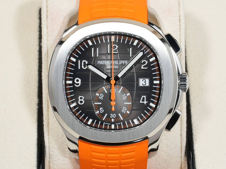パテックフィリップ アクアノート クロノグラフ Ref.5968A-001 ステンレススチール ブラック文字盤 未使用 ac44r6mw