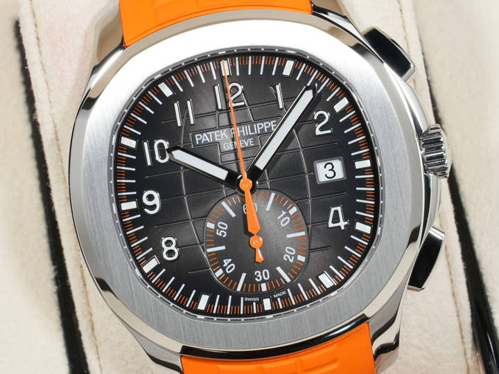 パテックフィリップ アクアノート クロノグラフ Ref.5968A-001 ステンレススチール ブラック文字盤 未使用 ac44r6mw