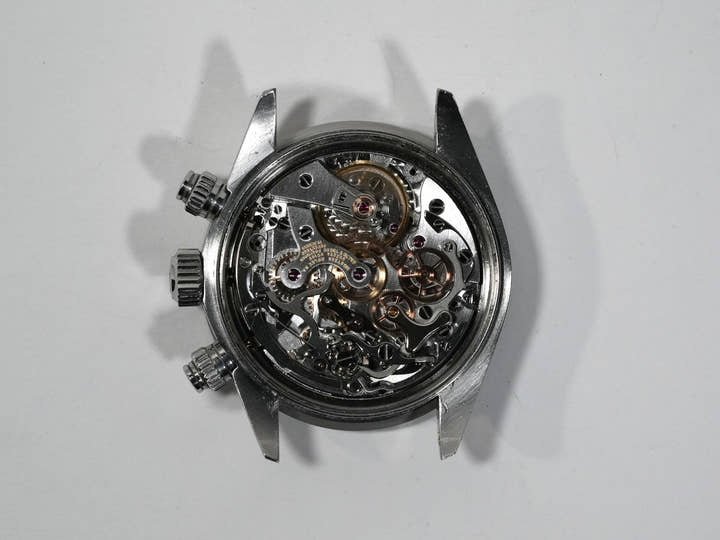 Rolex Daytona Ref. 6265 Stainless Steel Black Dial Used w9h3nky9