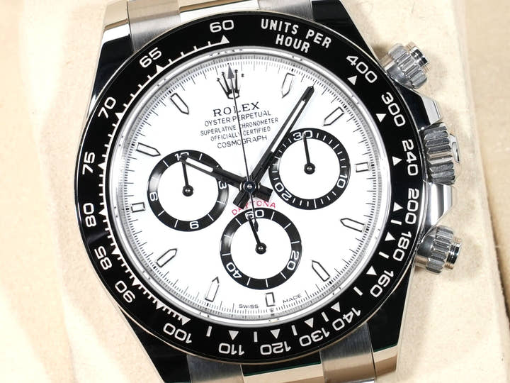Rolex Daytona Ref. 126500LN Stainless Steel White Dial Excellent Used x9ke64an