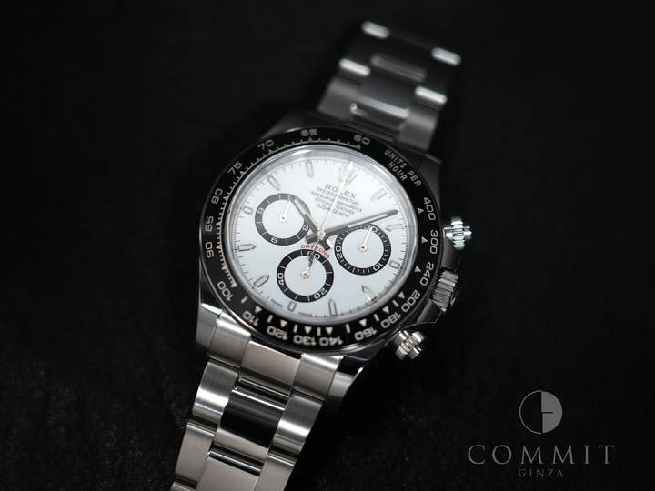 Rolex Daytona Ref. 126500LN Stainless Steel White Dial Excellent Used x9ke64an