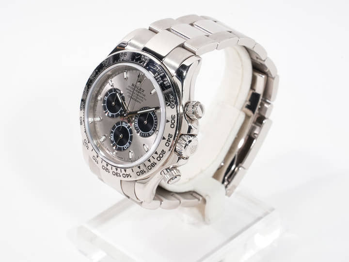 ROLEX Daytona Ref.116509 White Gold Steel x Black Dial Used noj6pjru
