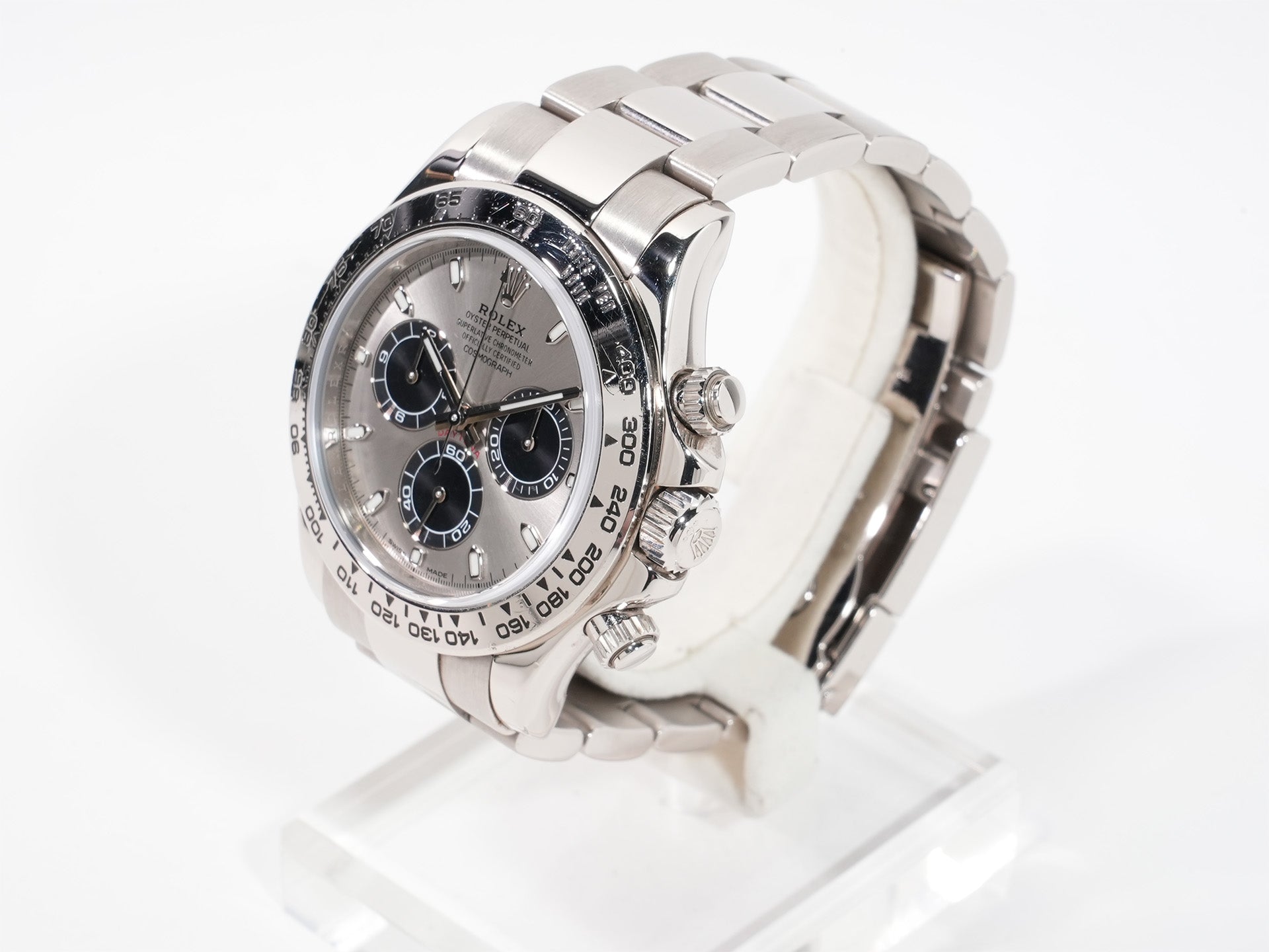 ROLEX Daytona Ref.116509 White Gold Steel x Black Dial Used noj6pjru