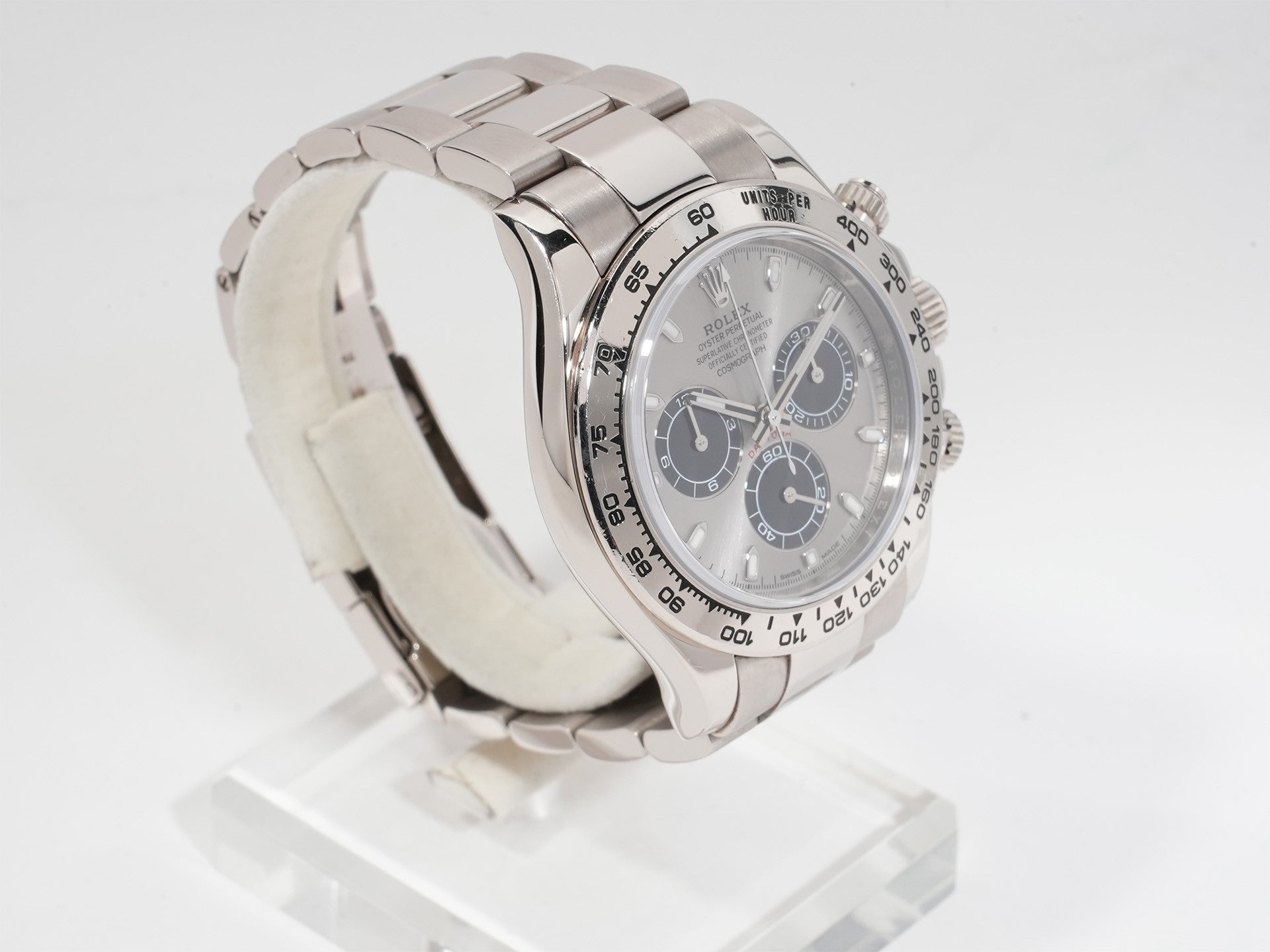 ROLEX Daytona Ref.116509 White Gold Steel x Black Dial Used noj6pjru