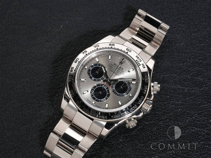 ROLEX Daytona Ref.116509 White Gold Steel x Black Dial Used noj6pjru
