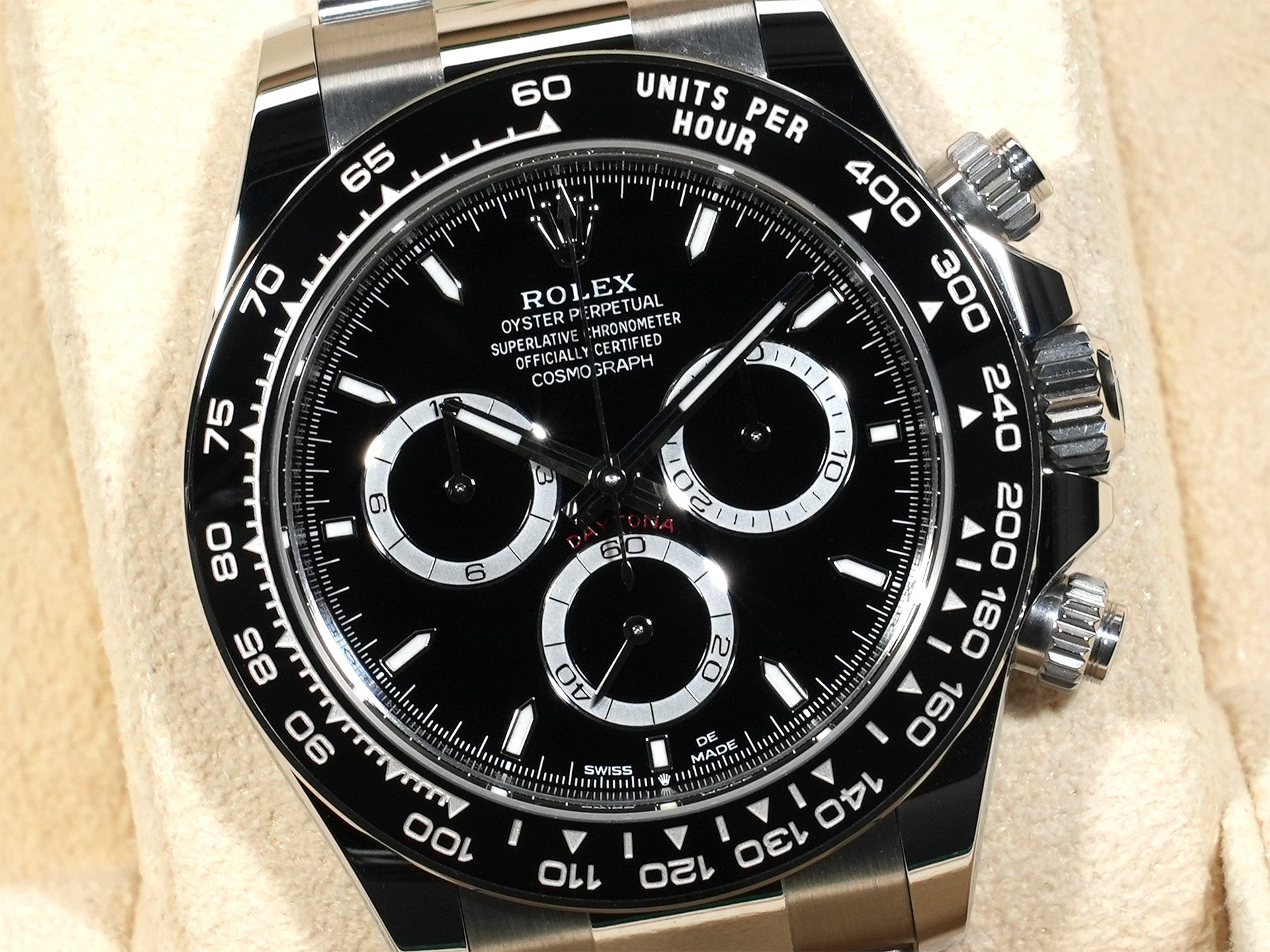 Rolex Daytona Ref. 126500LN Stainless Steel Black Dial Used bino5kuy