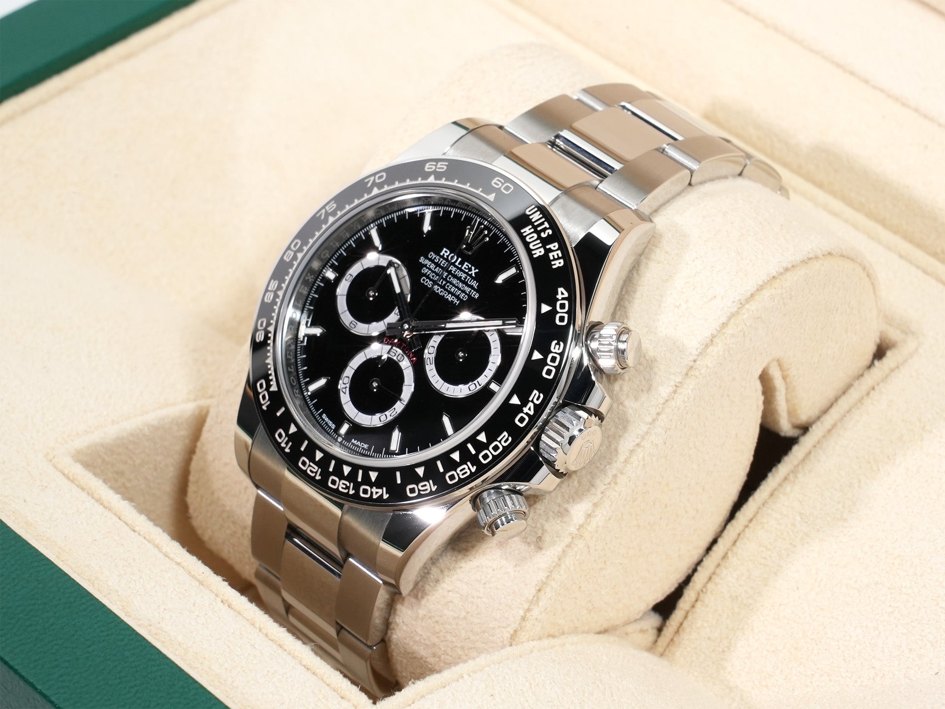 Rolex Daytona Ref. 126500LN Stainless Steel Black Dial Used bino5kuy
