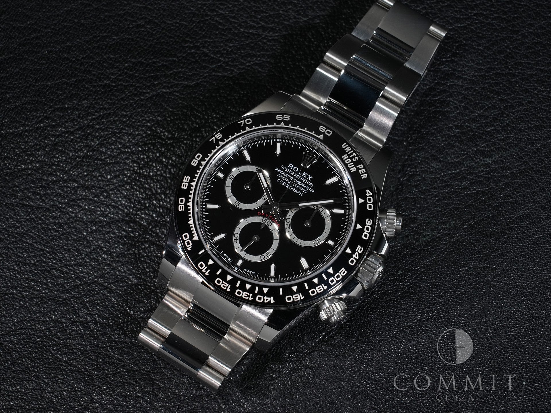 Rolex Daytona Ref. 126500LN Stainless Steel Black Dial Used bino5kuy