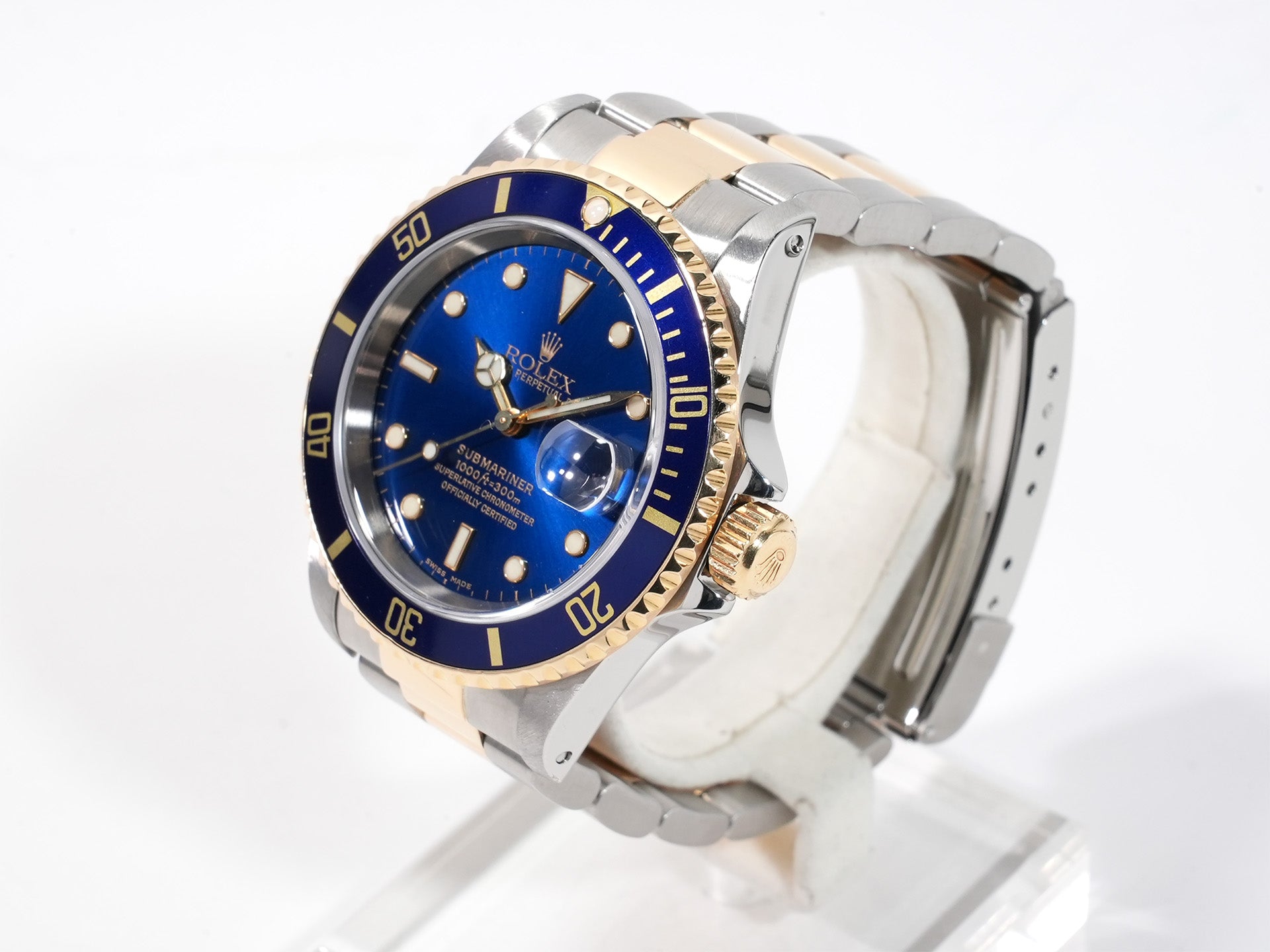 ロレックス サブマリーナー デイト Ref.16613 ステンレススチール/イエローゴールド ブルー文字盤 美中古 h7exnr98
