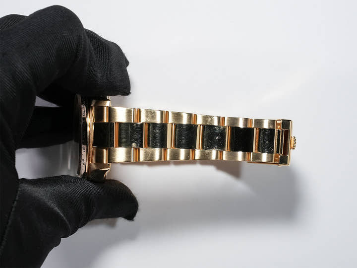 ROLEX Daytona El Primero Ref. 16528 Yellow Gold Black Dial Used ouoecgb3