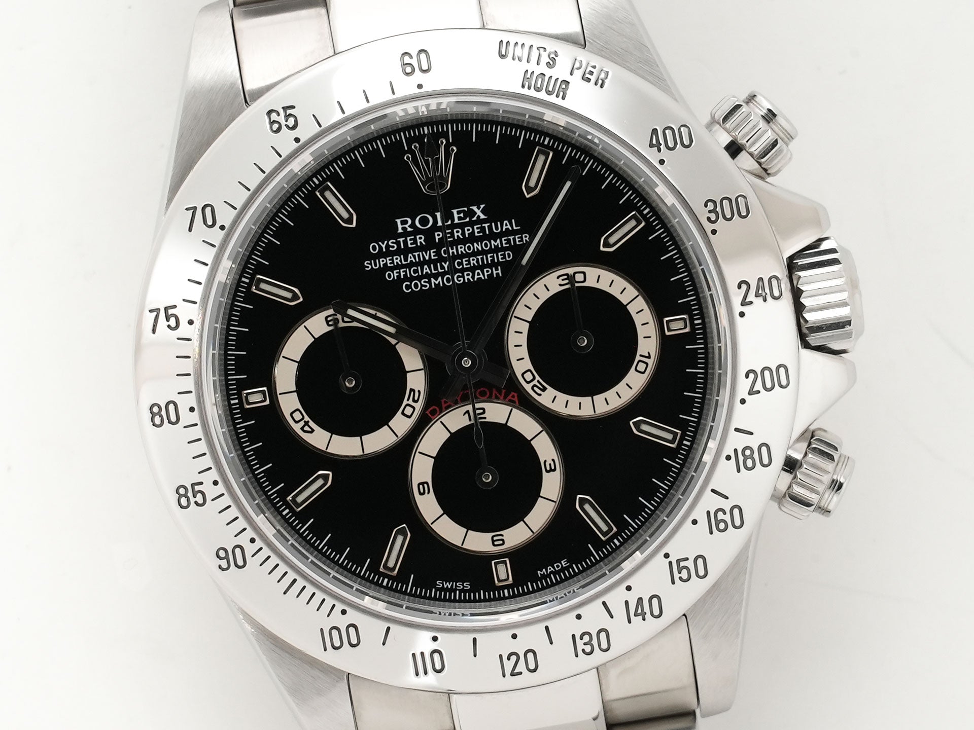 ROLEX Daytona El Primero Ref. 16520 Stainless Steel Black Dial Used yo7h9aj2