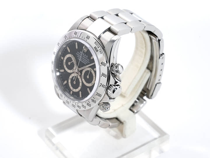 ROLEX Daytona El Primero Ref. 16520 Stainless Steel Black Dial Used yo7h9aj2
