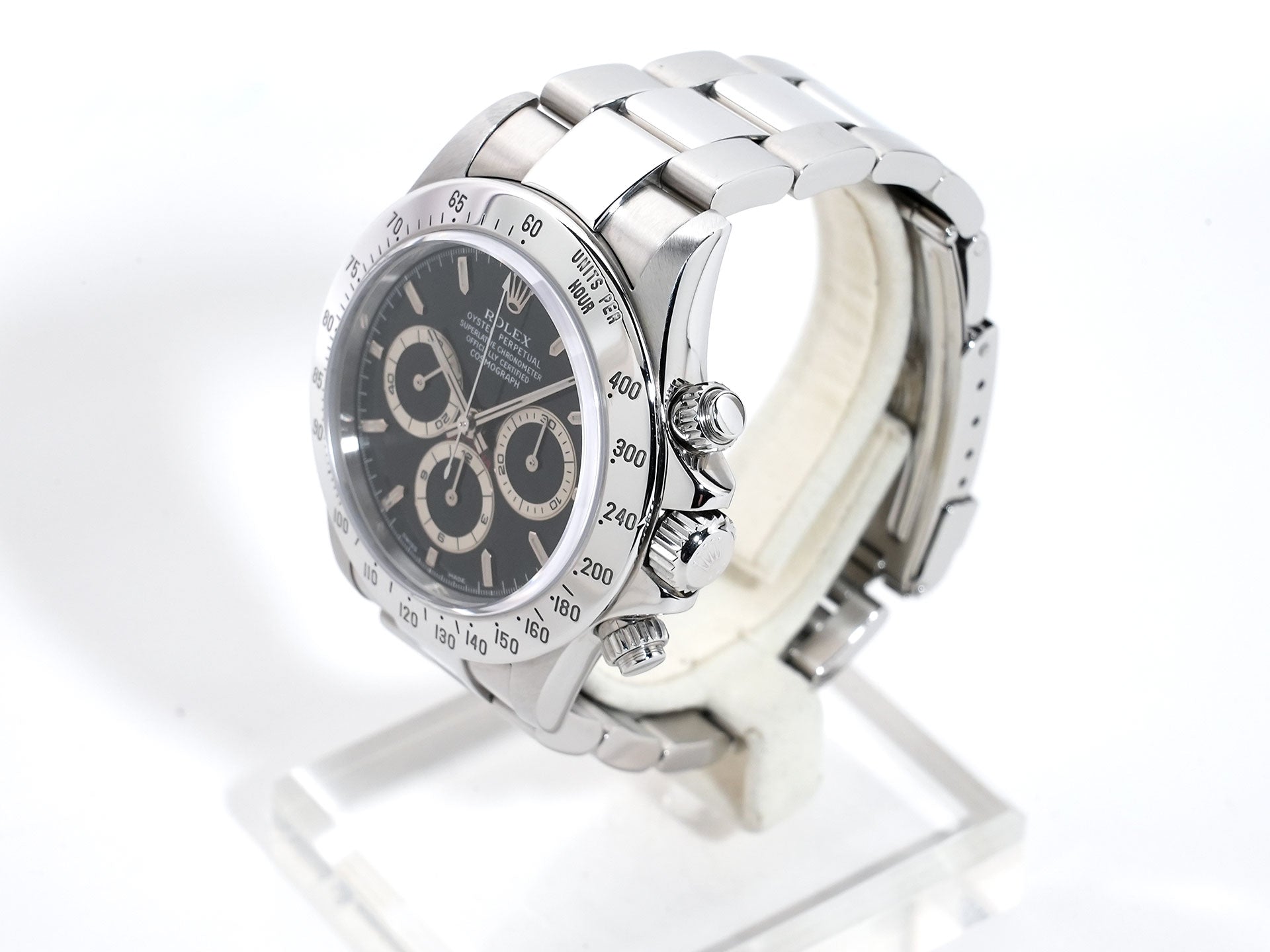 ROLEX Daytona El Primero Ref. 16520 Stainless Steel Black Dial Used yo7h9aj2