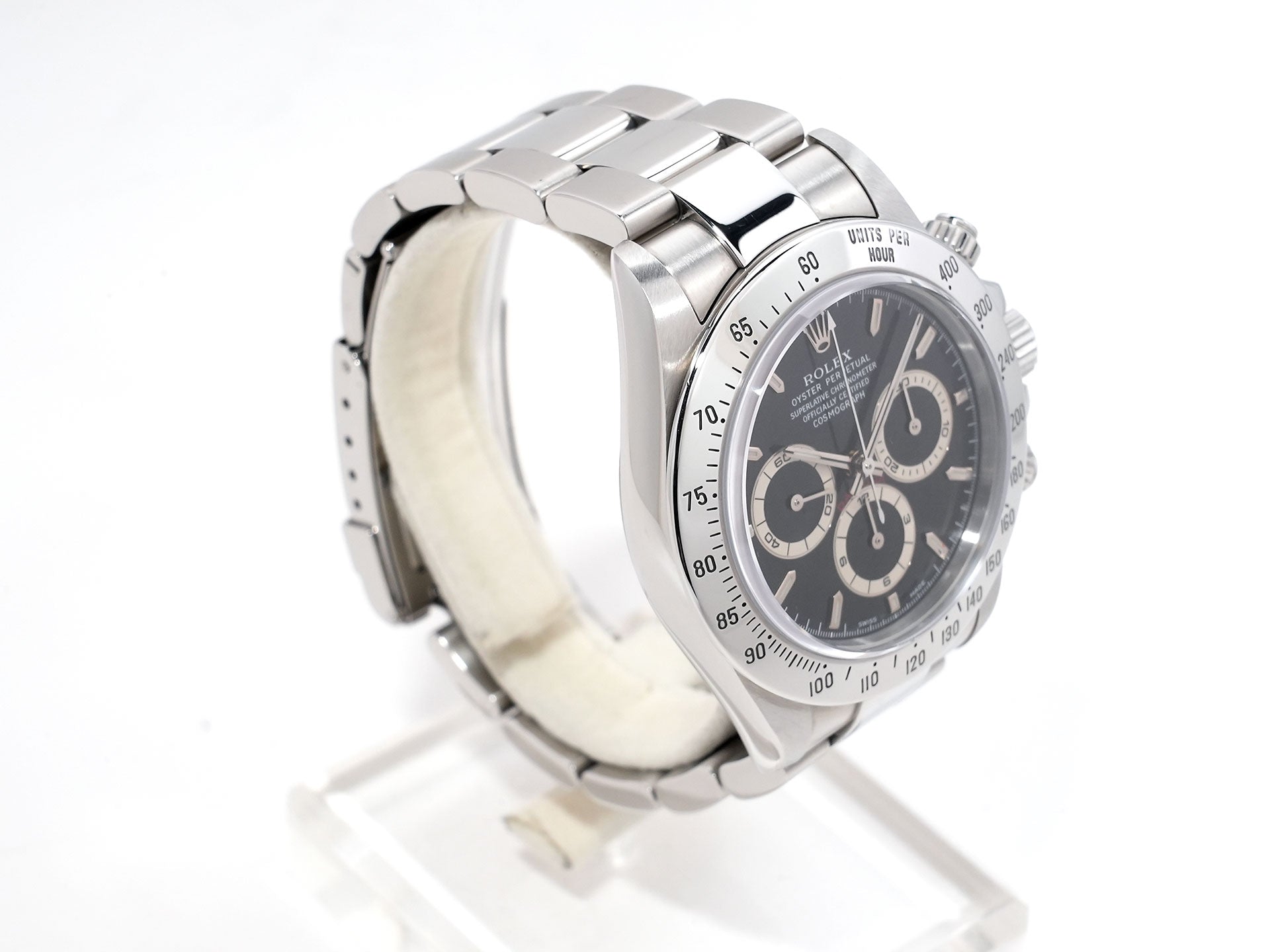 ROLEX Daytona El Primero Ref. 16520 Stainless Steel Black Dial Used yo7h9aj2