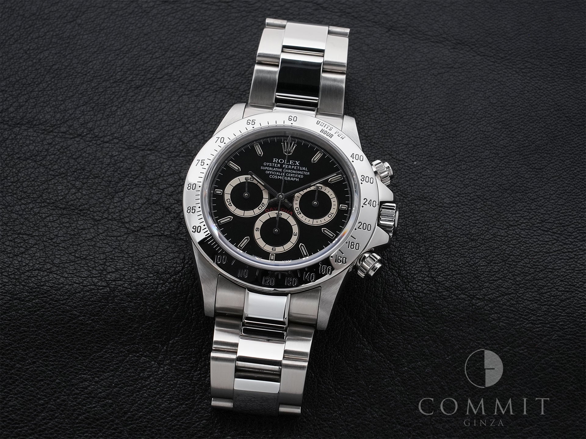 ROLEX Daytona El Primero Ref. 16520 Stainless Steel Black Dial Used yo7h9aj2