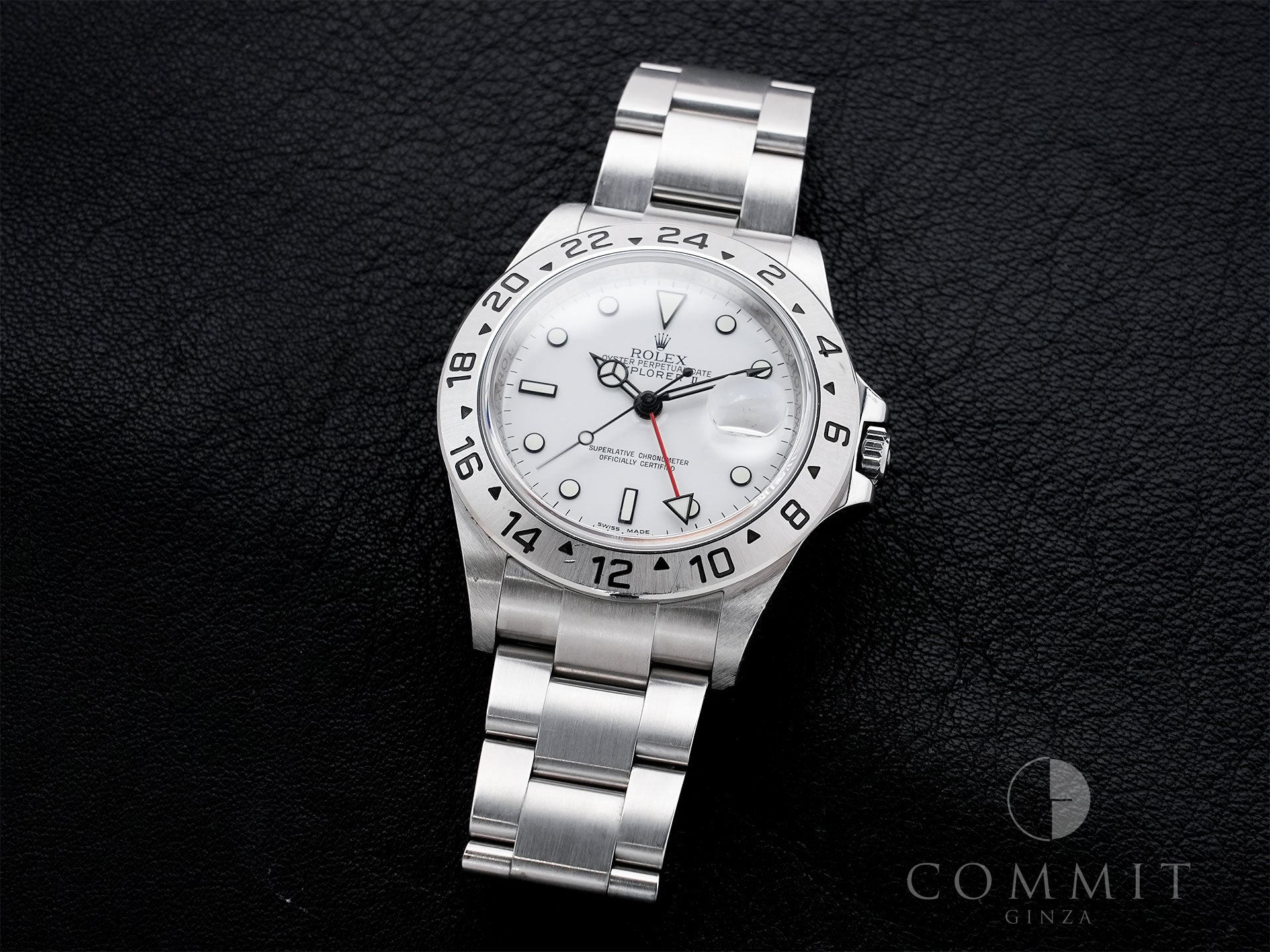 ROLEX Explorer II Ref.16570 Stainless Steel White Dial Oyster Bracelet Used egwdvhh8