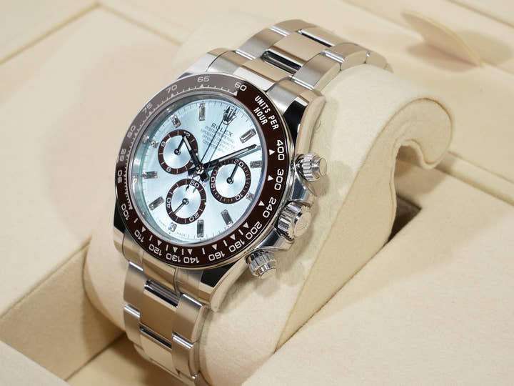Rolex Daytona Ref. 126506A Platinum Ice Blue with 11P Diamond Dial Unused mqoasimm