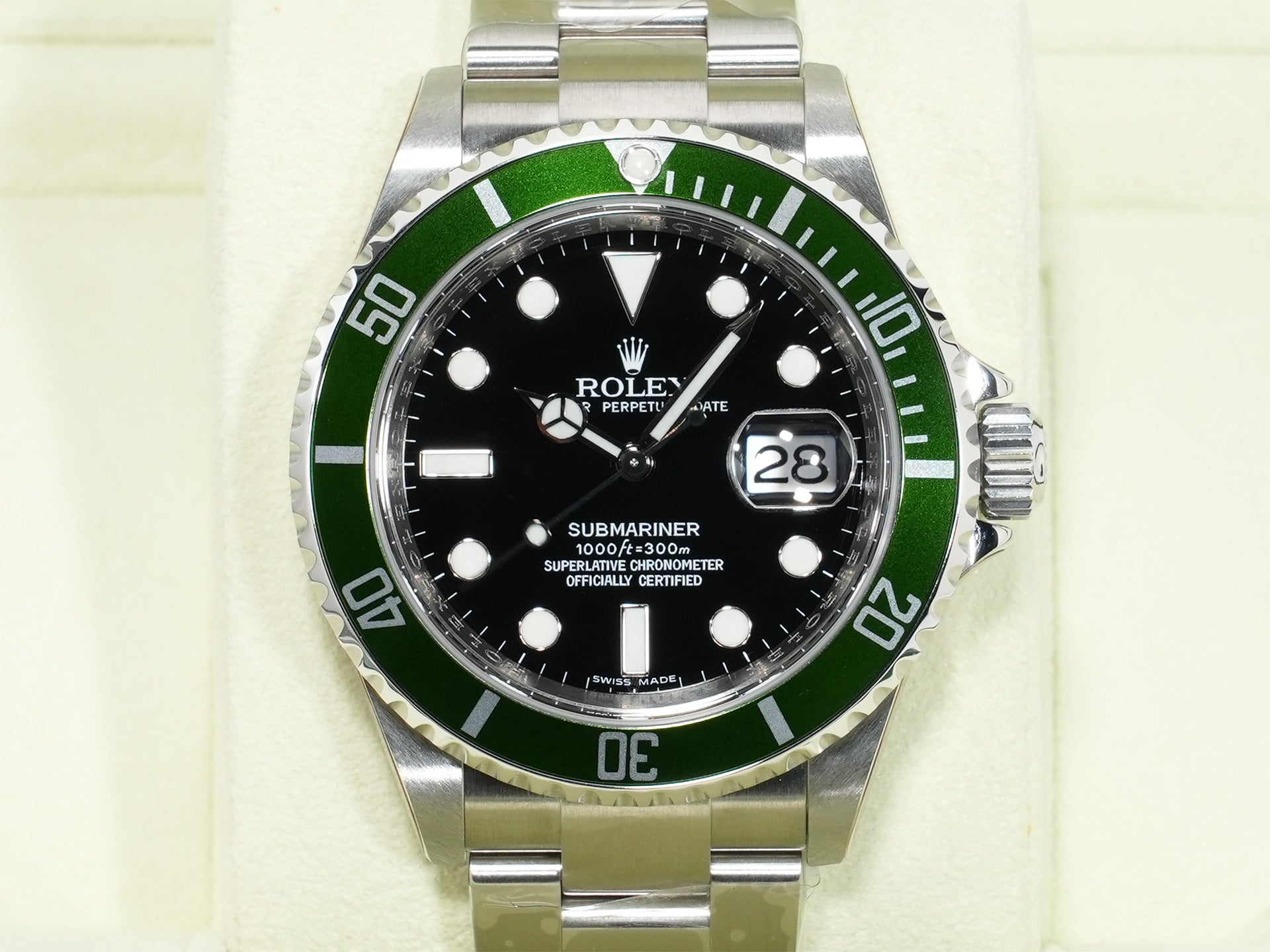 ロレックス サブマリーナー デイト Ref.16610LV ステンレススチール ブラック文字盤 未使用 zwcyozau