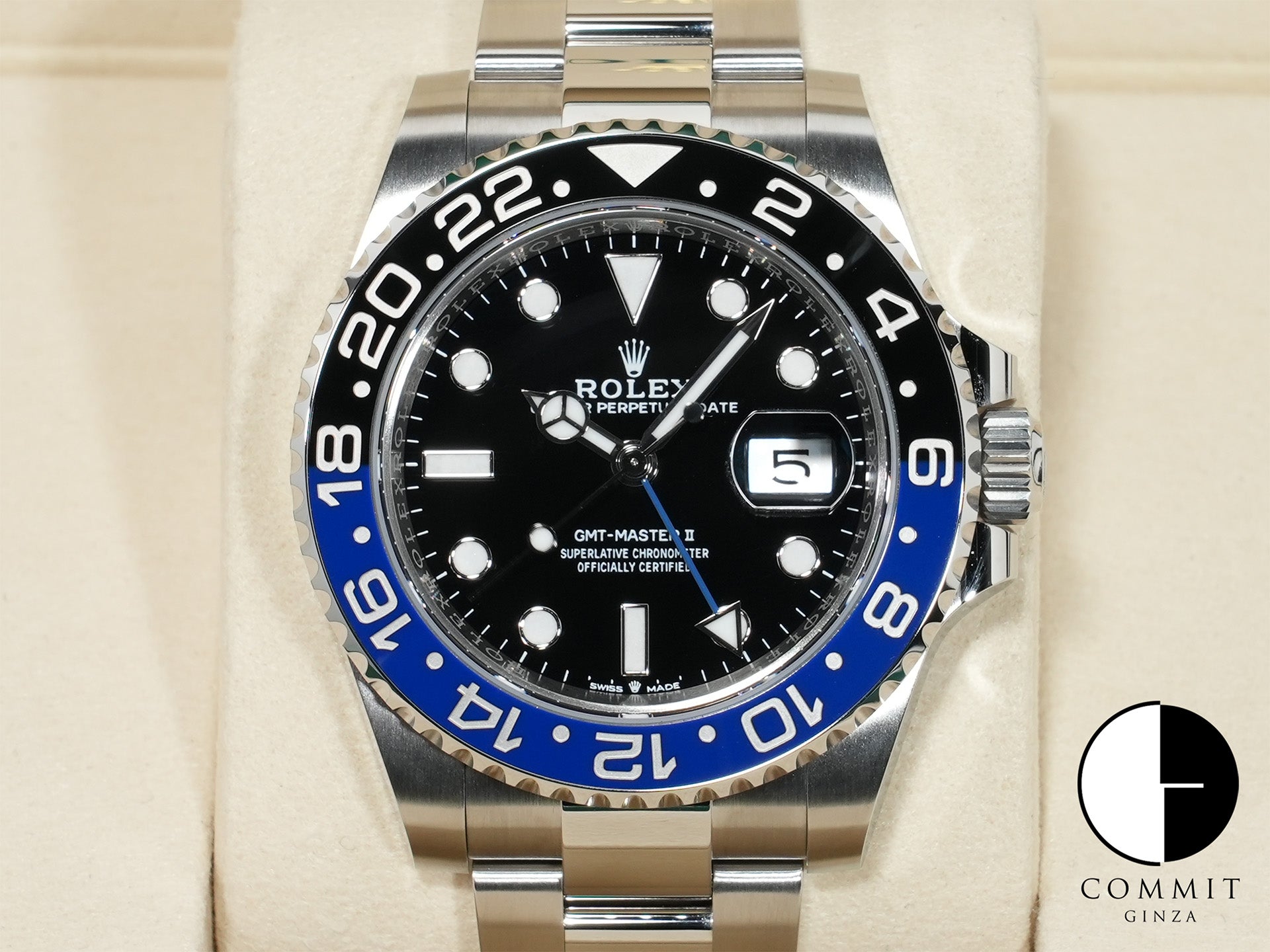 ロレックス GMTマスターII Ref.126710BLNR ステンレススチール ブラック文字盤 オイスターブレスレット 未使用 y7exziaw