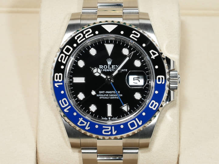 Rolex GMT-Master II Ref. 126710BLNR Stainless Steel Black Dial Oyster Bracelet Unused y7exziaw