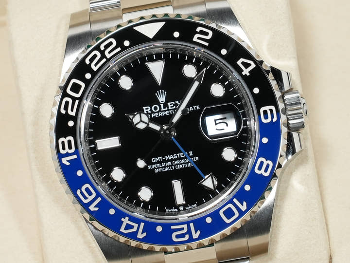 Rolex GMT-Master II Ref. 126710BLNR Stainless Steel Black Dial Oyster Bracelet Unused y7exziaw