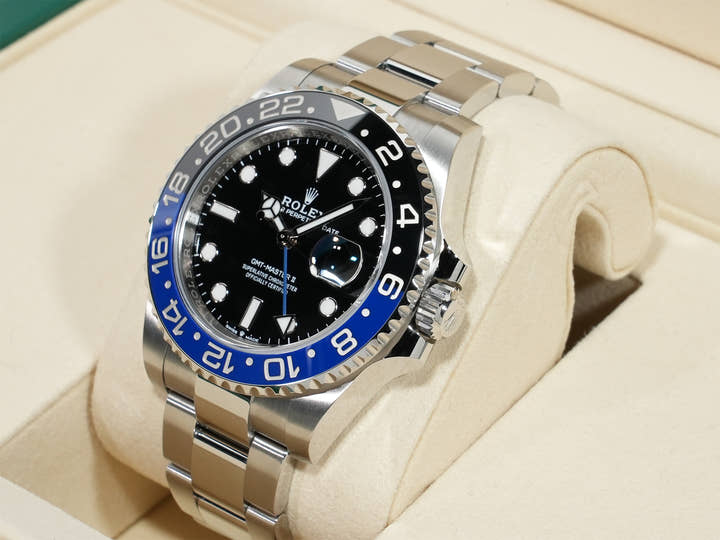 Rolex GMT-Master II Ref. 126710BLNR Stainless Steel Black Dial Oyster Bracelet Unused y7exziaw