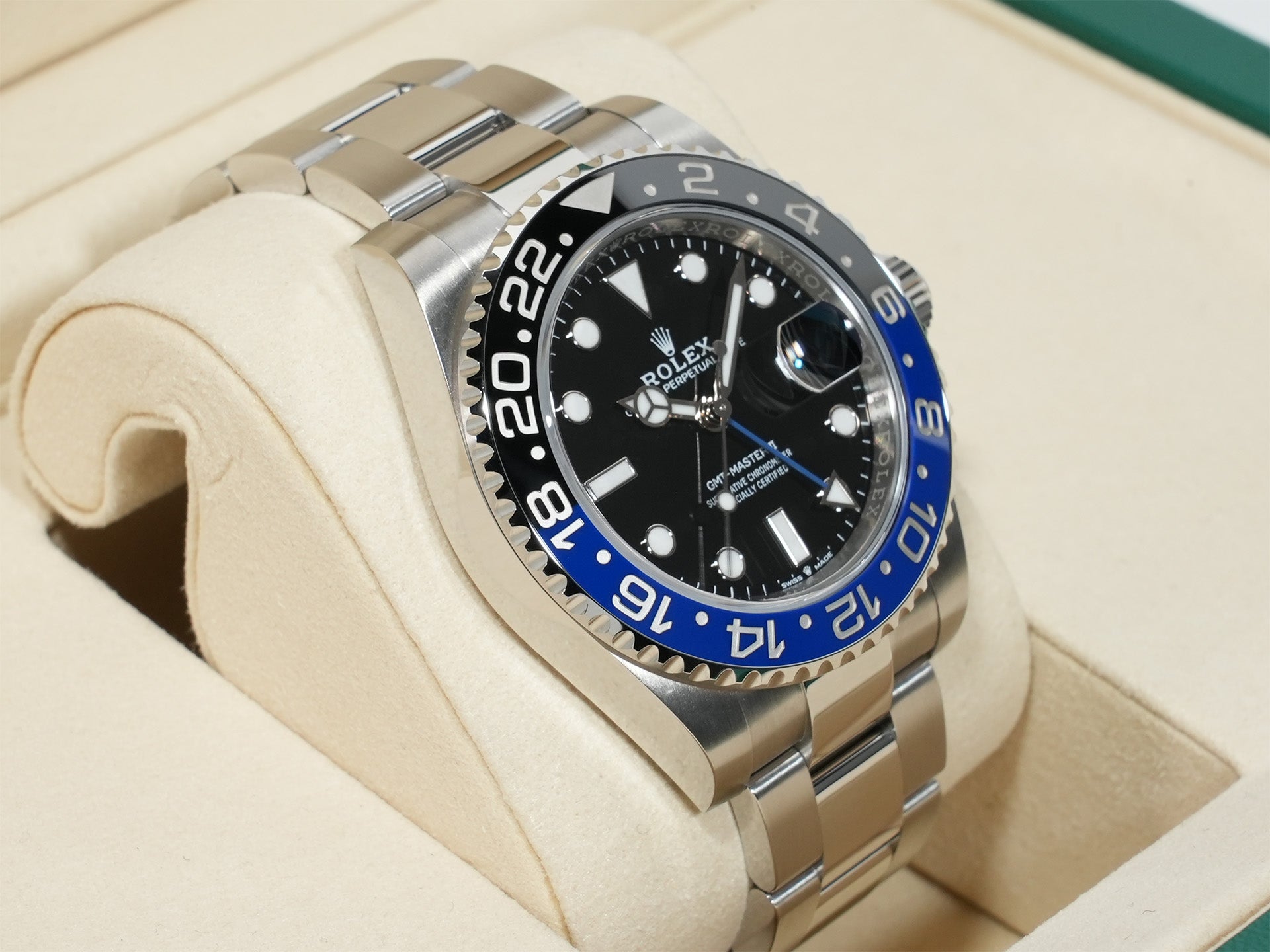 Rolex GMT-Master II Ref. 126710BLNR Stainless Steel Black Dial Oyster Bracelet Unused y7exziaw