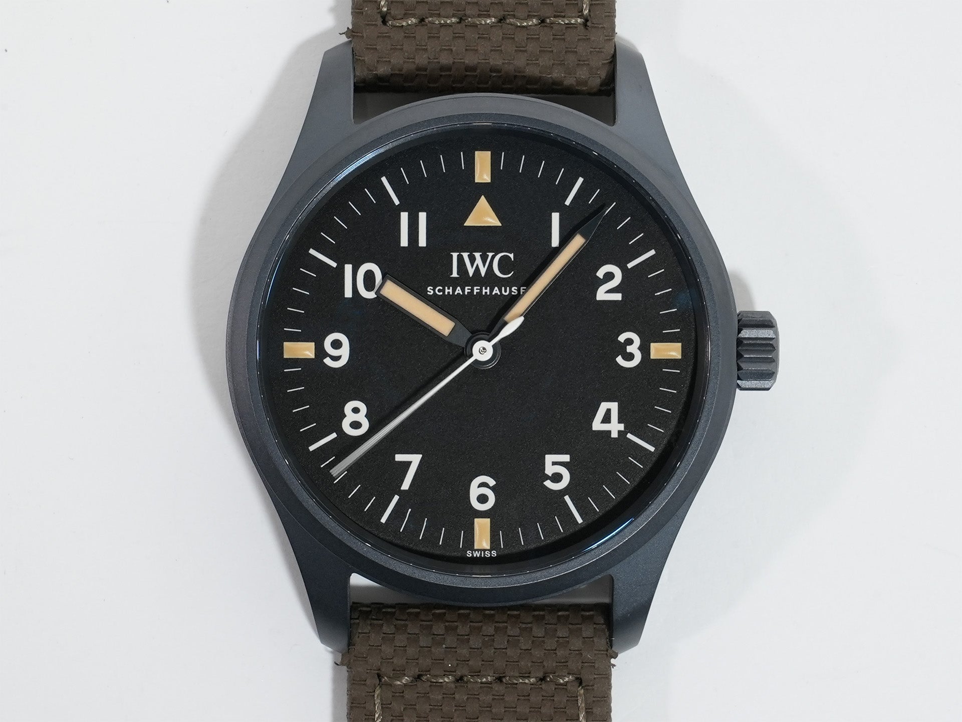 IWC パイロットウォッチ マーク XVIII ホディンキー Ref.IW324801 セラタニウム ブラック文字盤 未使用 i3qfwzvm