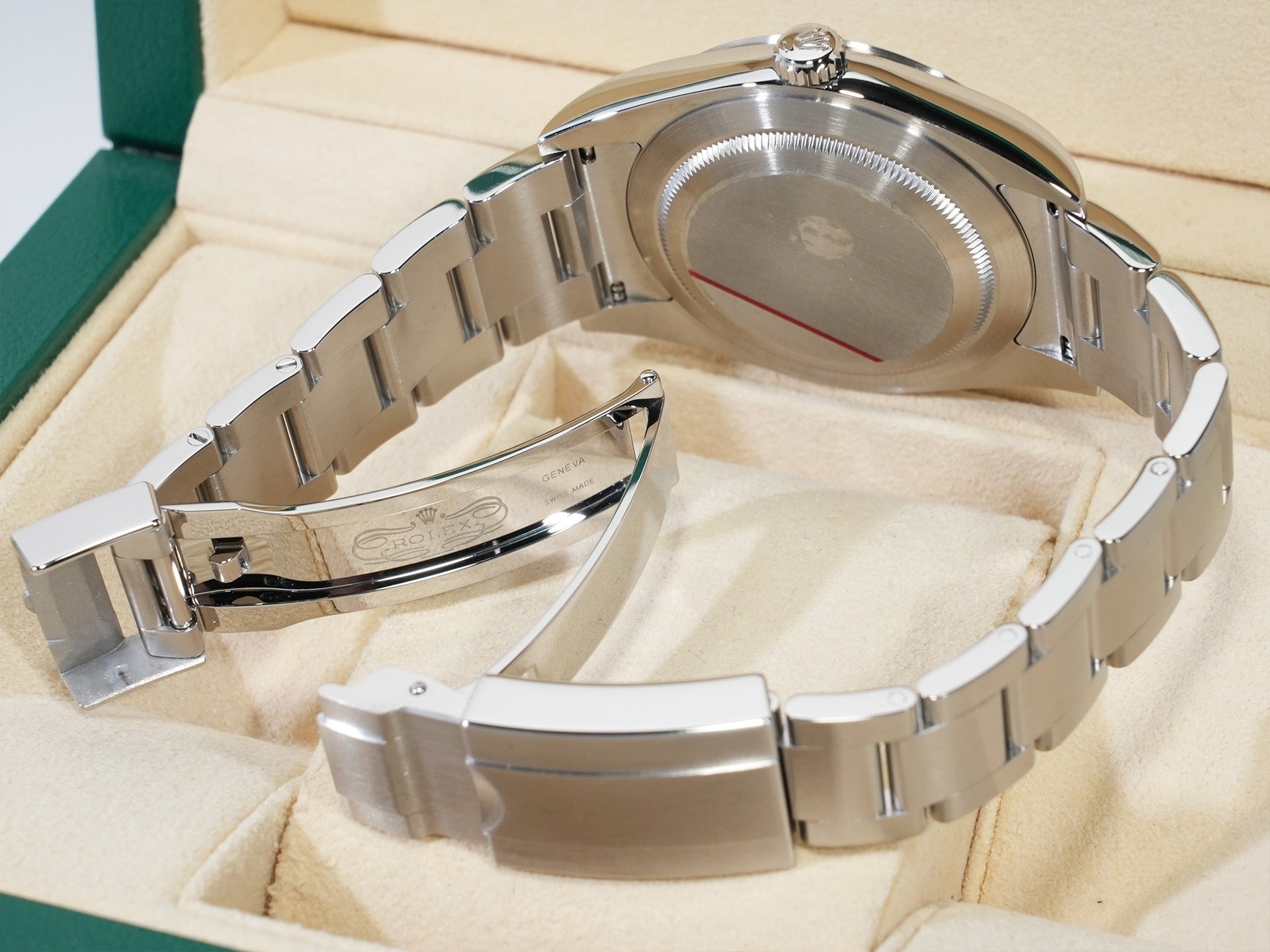 ロレックス エクスプローラーI Ref.214270 ステンレススチール ブラック文字盤 オイスターブレスレット 美品 bhywm4as