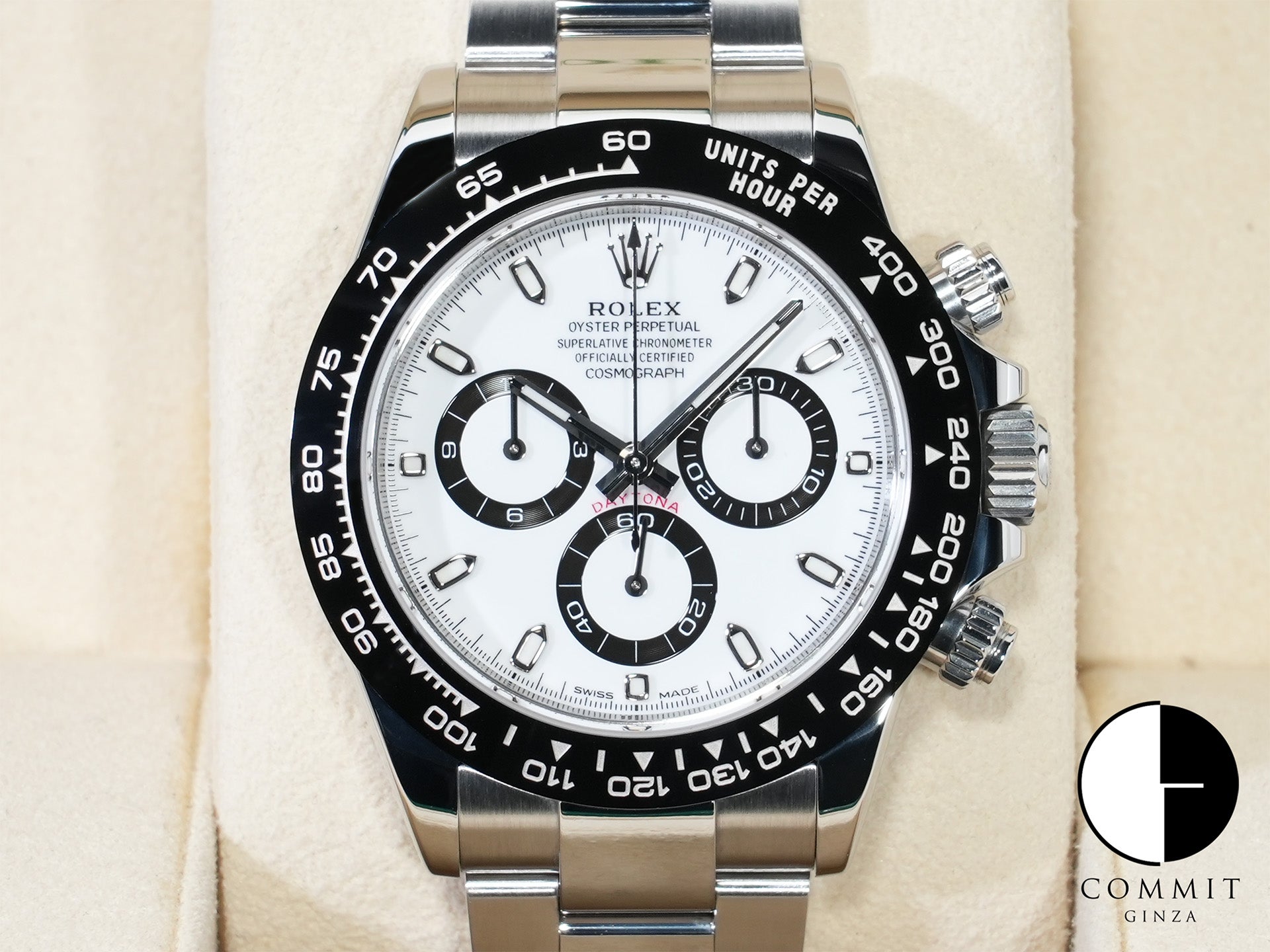 ロレックス デイトナ Ref.116500LN ステンレススチール ホワイト文字盤 美中古 sxm7tigm