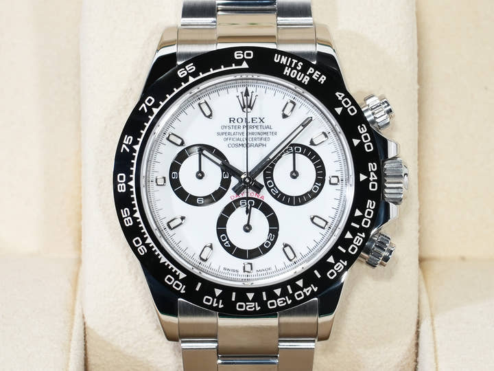 ロレックス デイトナ Ref.116500LN ステンレススチール ホワイト文字盤 美中古 sxm7tigm