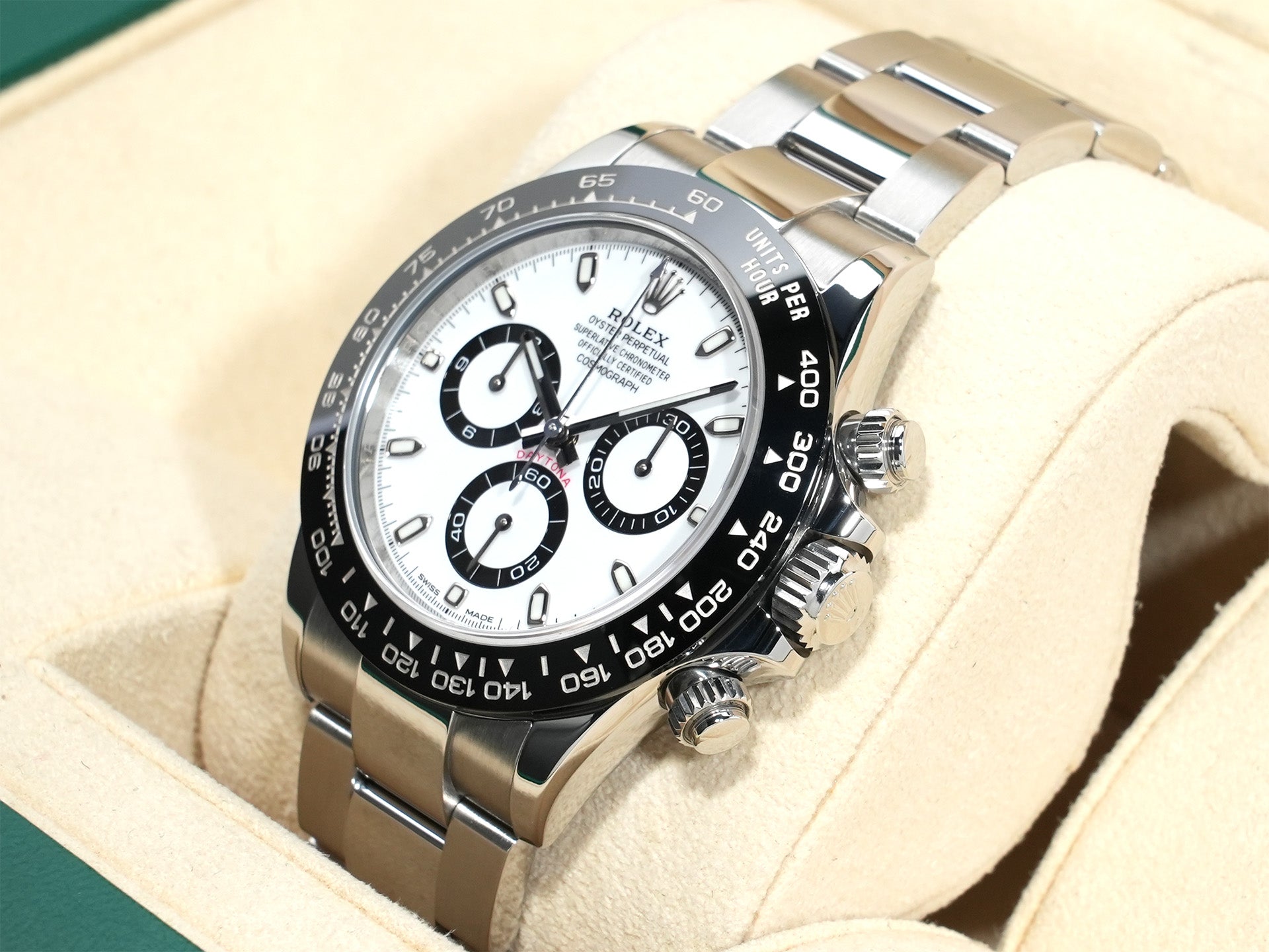 ロレックス デイトナ Ref.116500LN ステンレススチール ホワイト文字盤 美中古 sxm7tigm