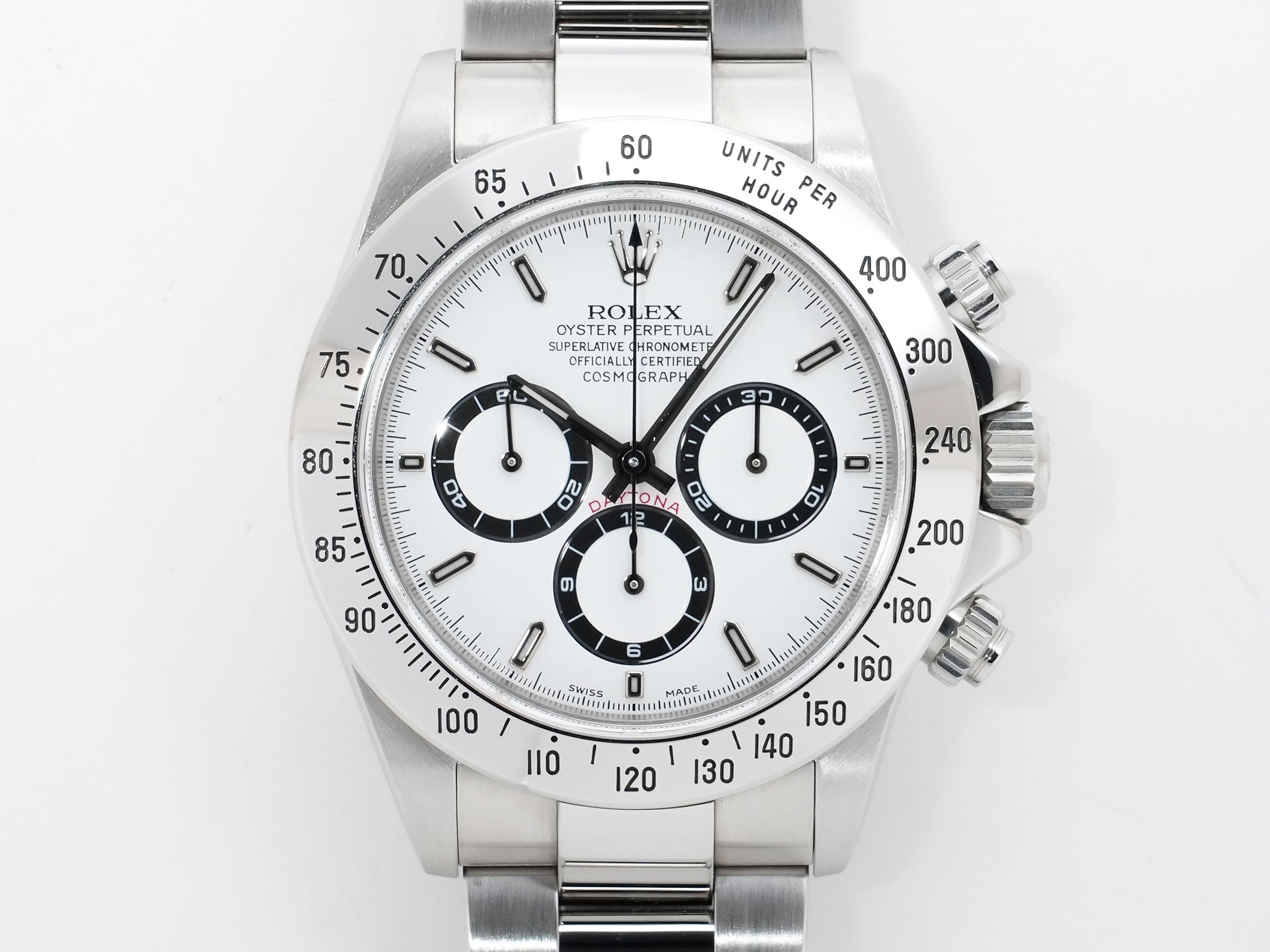 ロレックス デイトナ エルプリメロ Ref.16520 ステンレススチール ホワイト文字盤 中古 nkk5pjcb