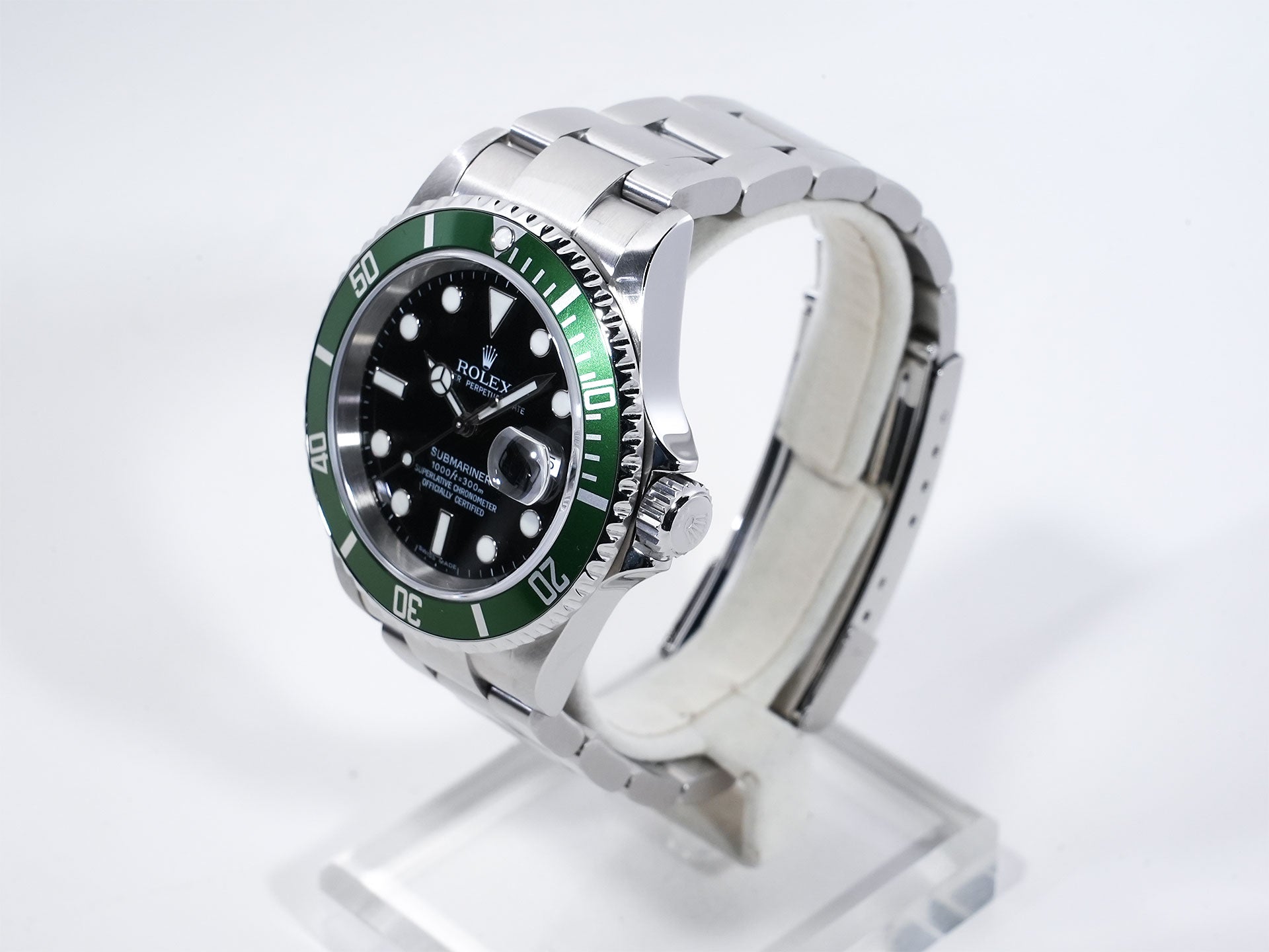 Rolex Submariner Date Ref. 16610LV Stainless Steel Black Dial Used wv4sf7jc