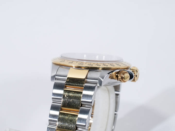 ロレックス デイトナ エルプリメロ Ref.16523G ステンレススチール/イエローゴールド シャンパン×8Pダイヤ文字盤 中古 w53hnfmn