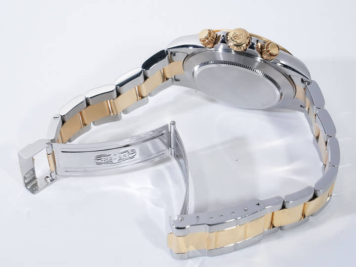 ロレックス デイトナ エルプリメロ Ref.16523G ステンレススチール/イエローゴールド シャンパン×8Pダイヤ文字盤 中古 w53hnfmn