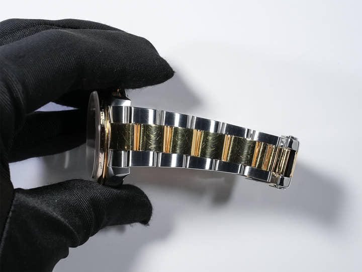 ロレックス デイトナ エルプリメロ Ref.16523G ステンレススチール/イエローゴールド シャンパン×8Pダイヤ文字盤 中古 w53hnfmn