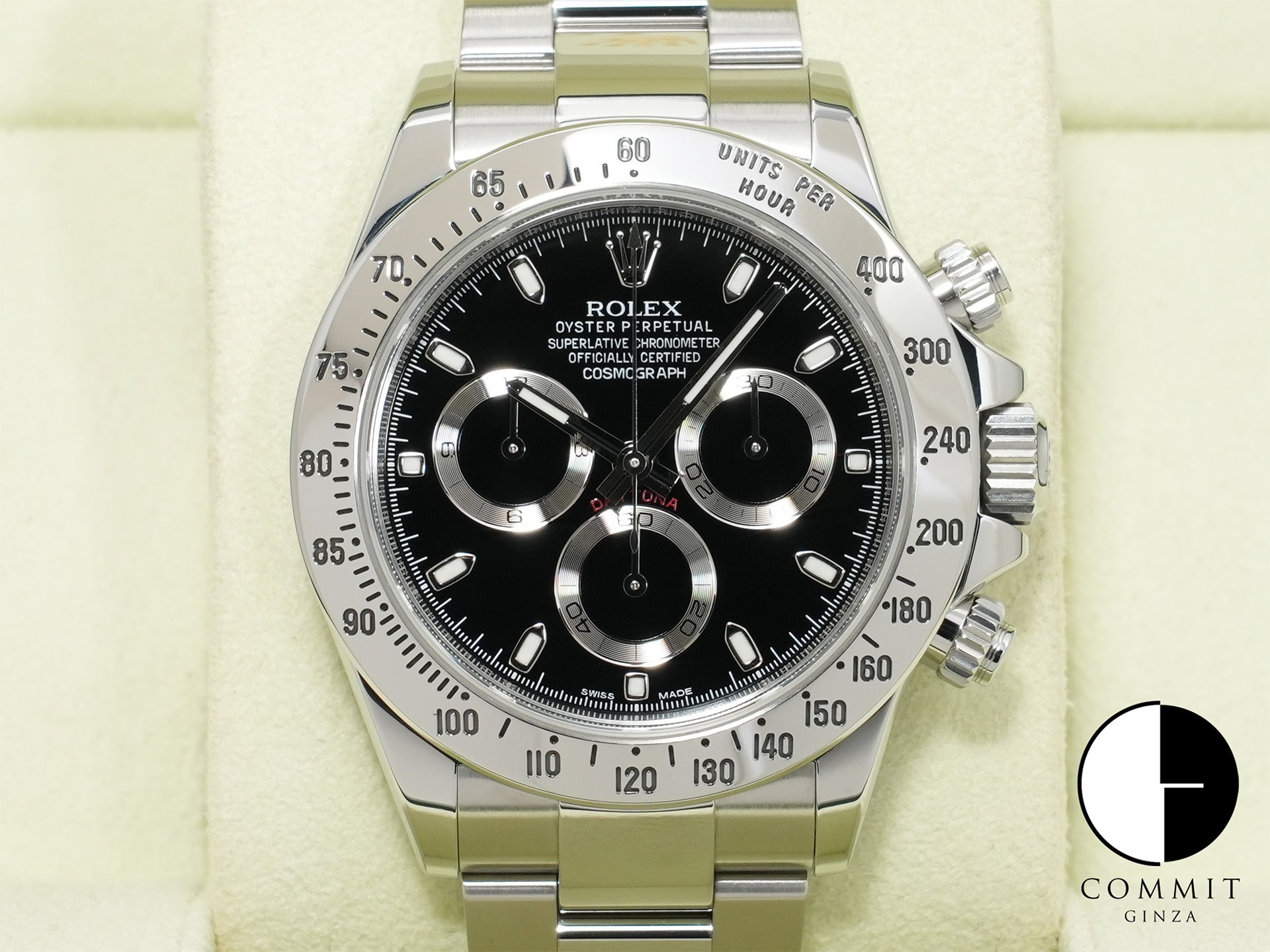 ロレックス デイトナ Ref.116520 ステンレススチール ブラック文字盤 中古 n2tyfzxa