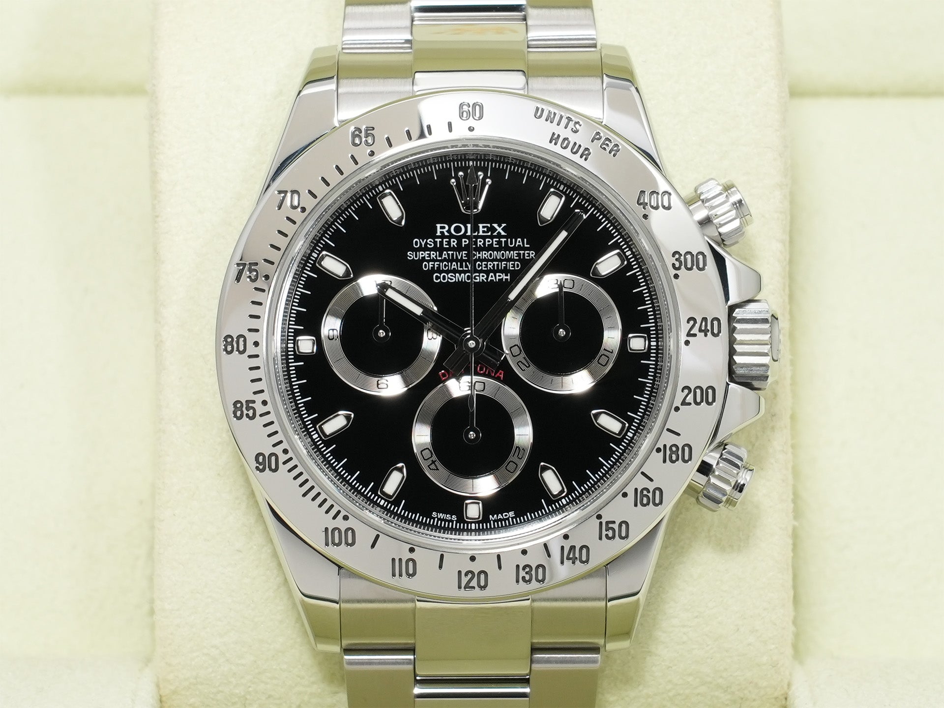 ロレックス デイトナ Ref.116520 ステンレススチール ブラック文字盤 中古 n2tyfzxa