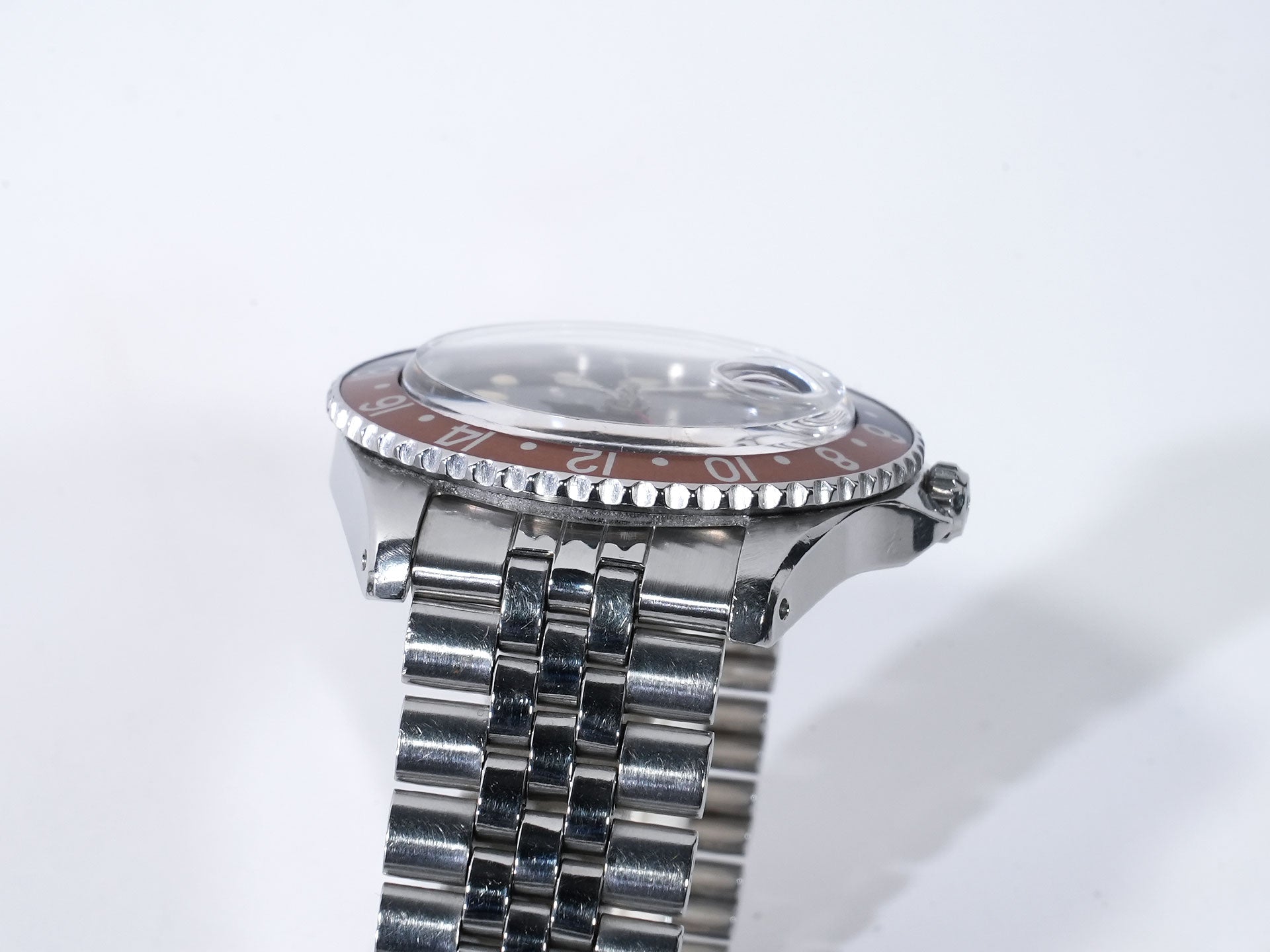 ROLEX GMT-Master Ref.1675 Stainless Steel Black Dial Oyster Bracelet Used 5ycczxkj