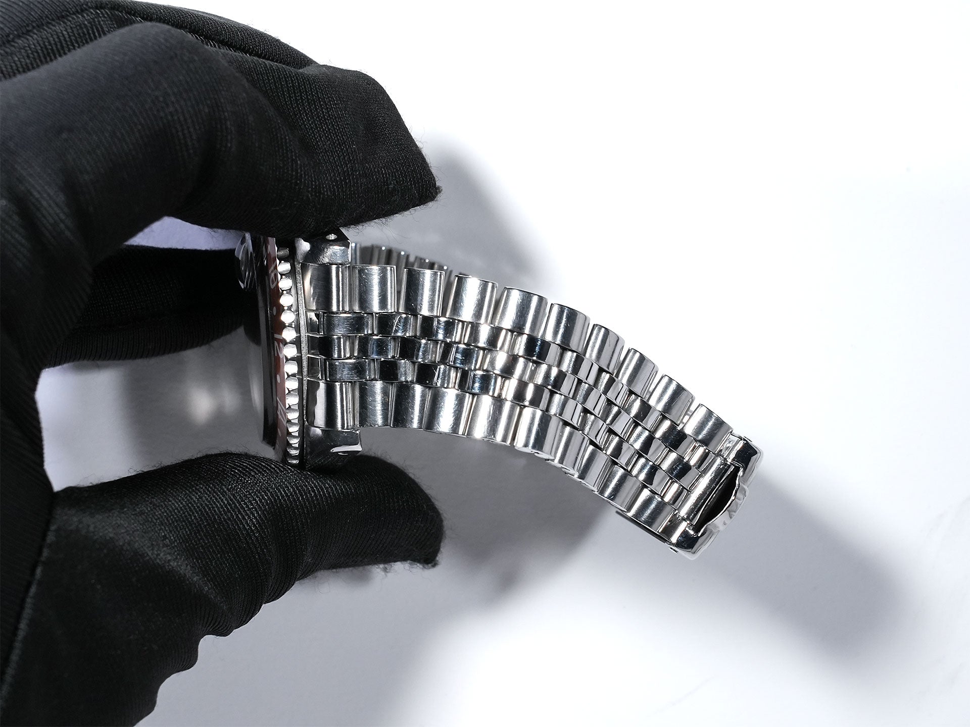 ROLEX GMT-Master Ref.1675 Stainless Steel Black Dial Oyster Bracelet Used 5ycczxkj